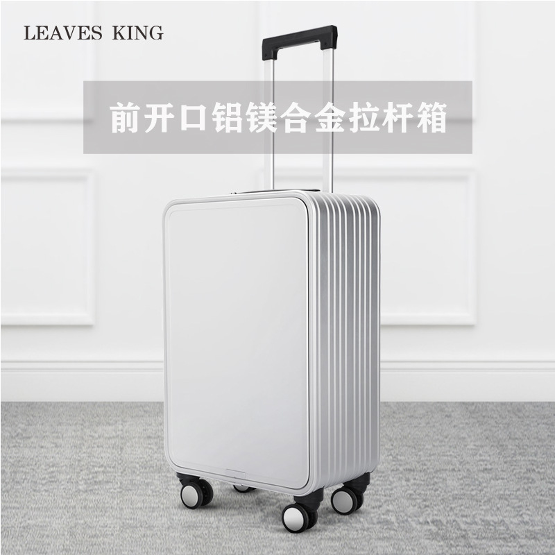 Opening before wholesale 16 small-scale All aluminum Draw bar box Opening 20 High-end trunk business affairs Boarding case