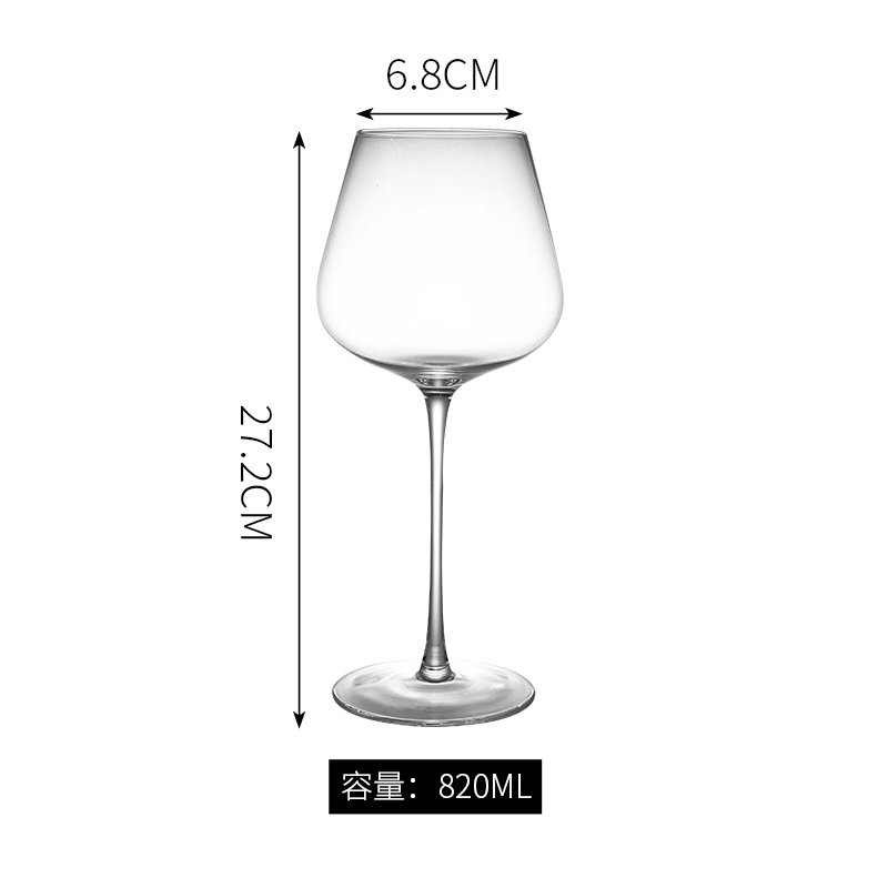 Tazas de vidrio creativas de vidrio casero sin plomo cristal tazas de vino europeas logotipo tazas de cóctel
