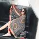 Spring and Summer Shawl Korean Ethnic Style Qinghai Tourism Seaside Beach Towel Sunscreen Gauze Shade Cotton and Linen Scarf Women