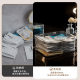 Desktop Cosmetics Storage Box Dressing Table Finishing Household Toiletries Transparent Large Capacity Mask Storage Box with Lid
