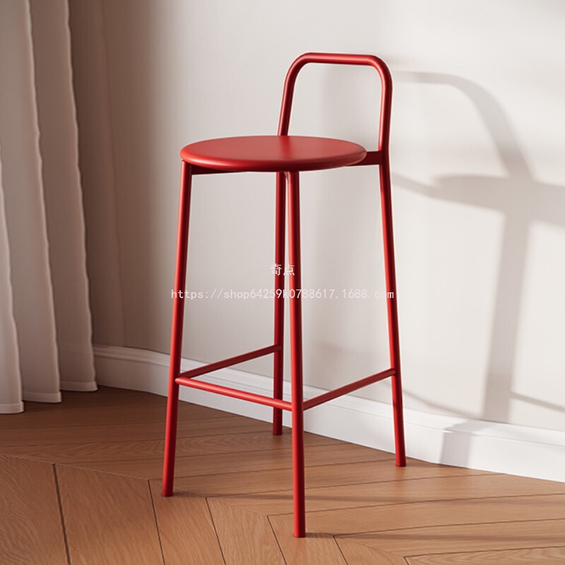 Singular High Stool, High Bar Stool, Trendy Bar Chair, Outdoor Leisure, Home Use, Light Luxury, Modern Minimalist Bar Chair Design
