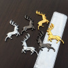 Three dimensional metal sticker, badge, decorations