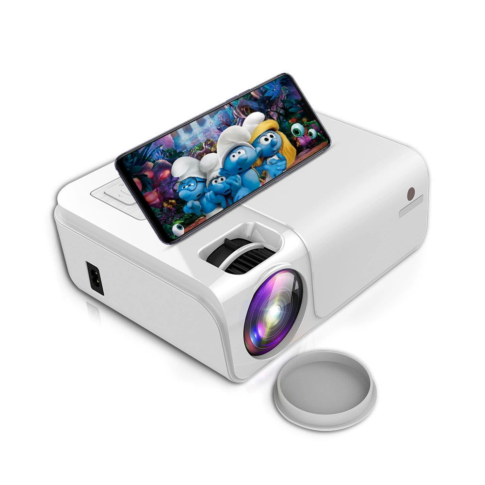 Проектор Full-HD 1080P Wi‑Fi, беспроводное зеркалирование экрана, с опцией Android, компактная домашняя кинотеатр