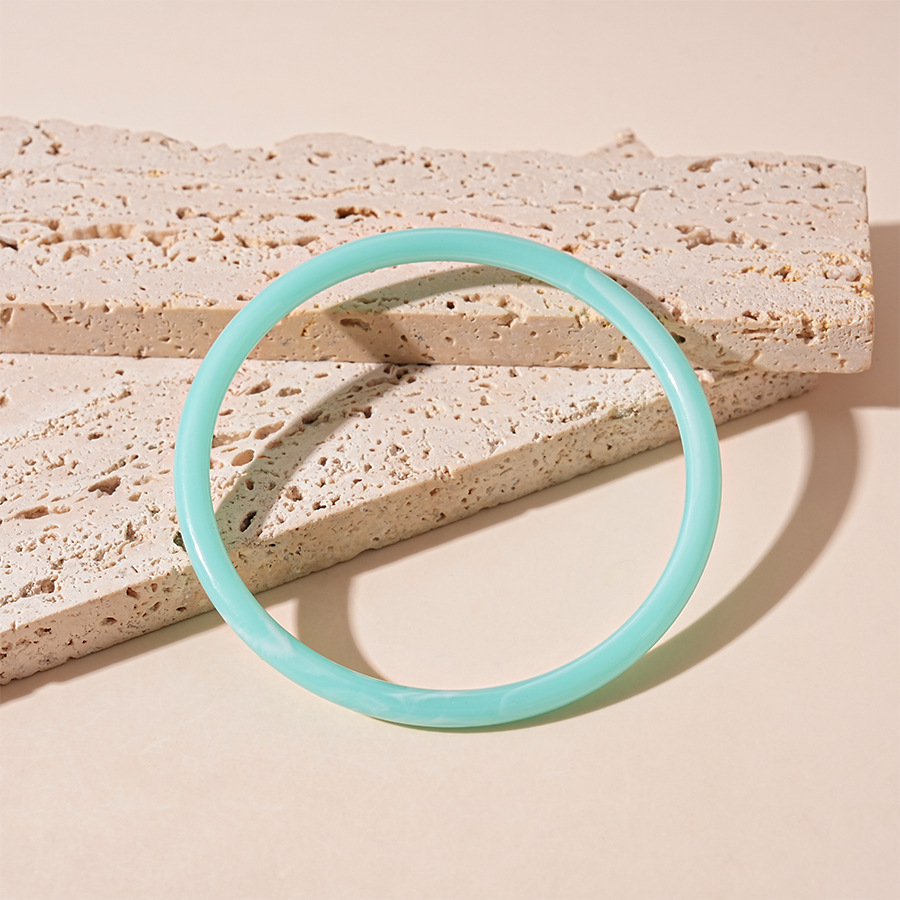 Dopamina acrílico caramelo color halo pulsera círculo personalidad nicho de moda temperamento simple de alta joyería mujer