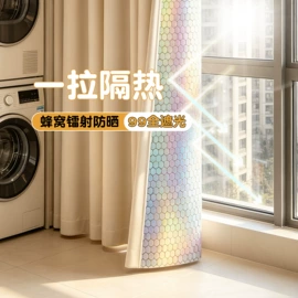 布艺窗帘;其他窗帘配件;窗帘杆罗马杆