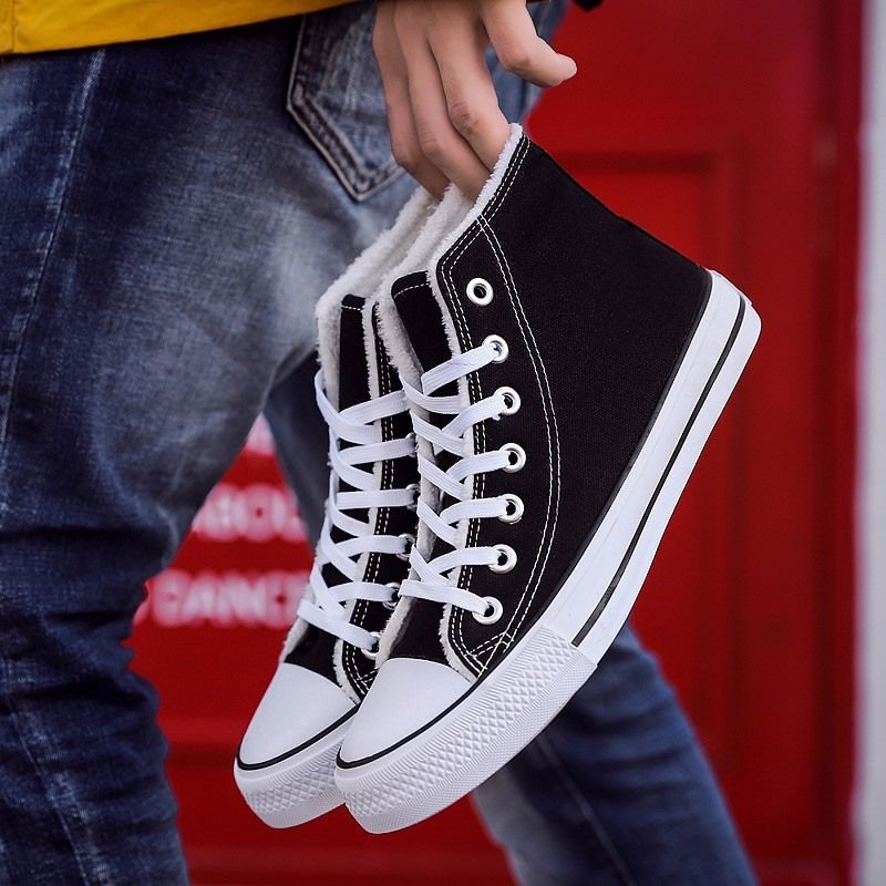 Otoño zapatos de lona bajos para hombres zapatos de skate para mujeres transpirables zapatos de skate de moda coreana Gran Bretaña versátil pareja de estudiantes clásicos