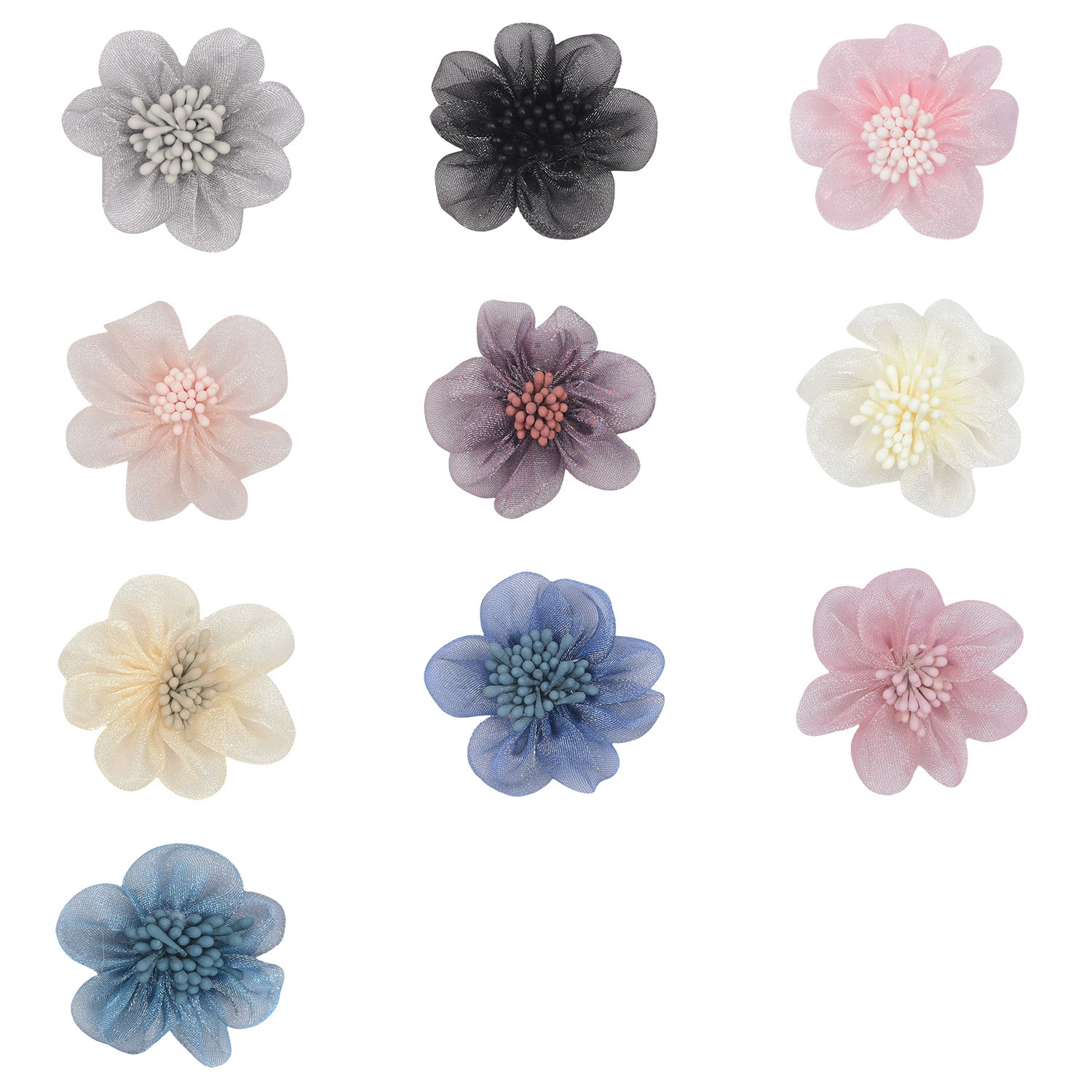 Корейская версия аргона ручной работы с цветочными головными уборами