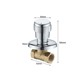 Brass [4 points] five-ring wheel concealed valve