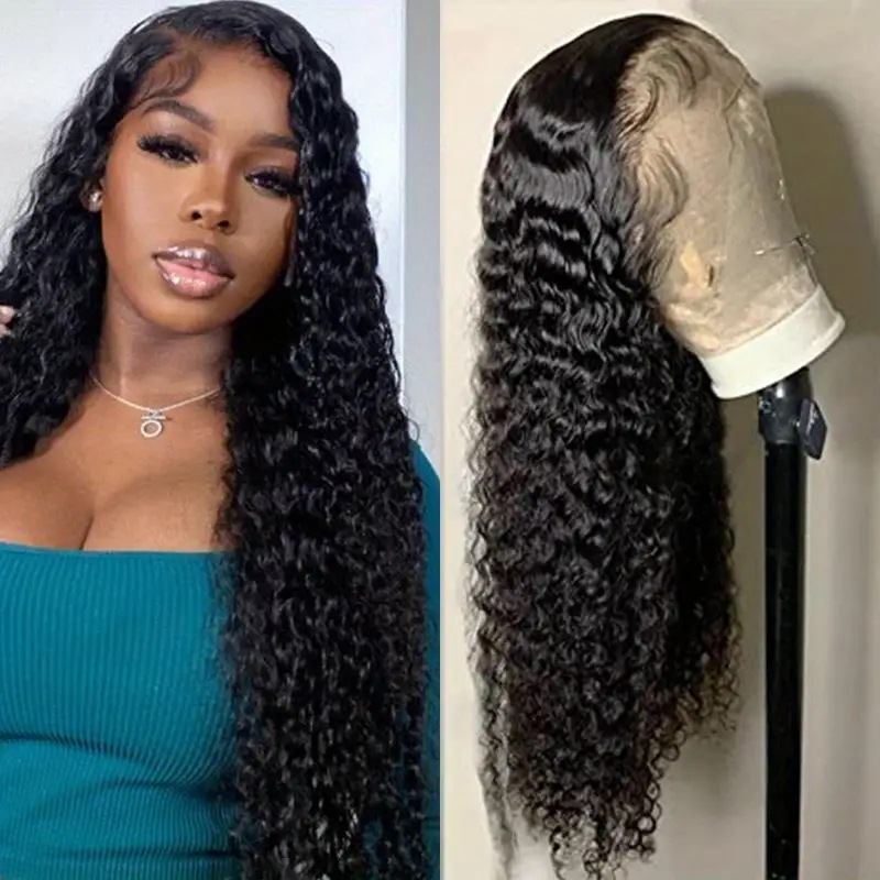 Peruca de renda pequena e encaracolada, elegante e campeã de vendas, extensão de cabelo sintético adequada para diversas ocasiões e ambientes._voghion.com