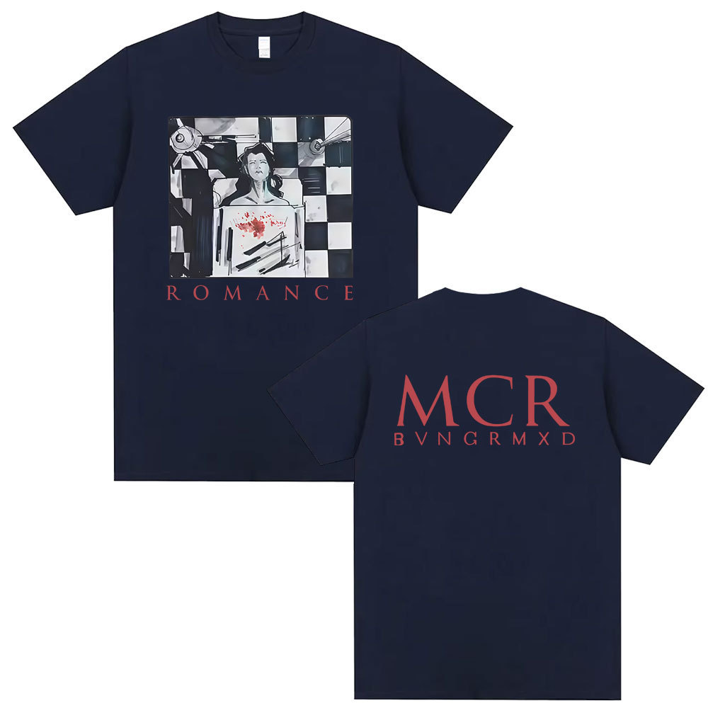 Chemical men's fashionable big summer T-shirt, punk style 3