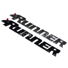 适用于4RUNNER尾箱车标 ABS立体贴标 超霸英文车标