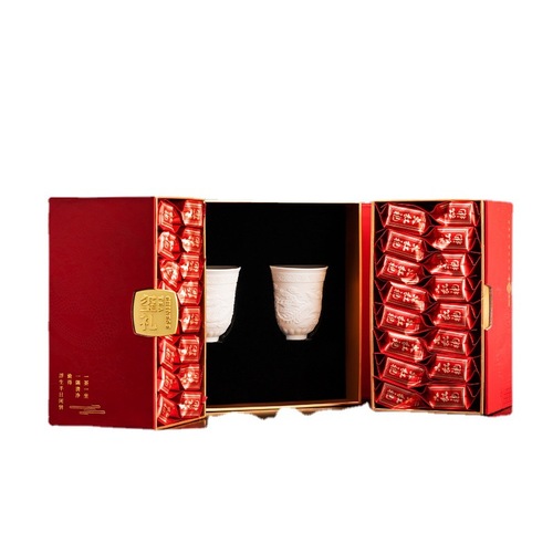 Wuyi Rock Tea Da Hong Pao Tea Gift Box with Tea Set, High-End Gift, Premium Red Tea, Wholesaling