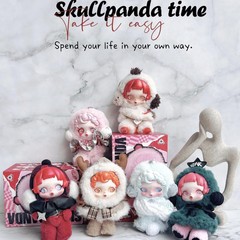 POPMART SKULLPANDA ウィンタームーブメントシリーズ SP ビニールフェイスぬいぐるみ ブラインドボックス