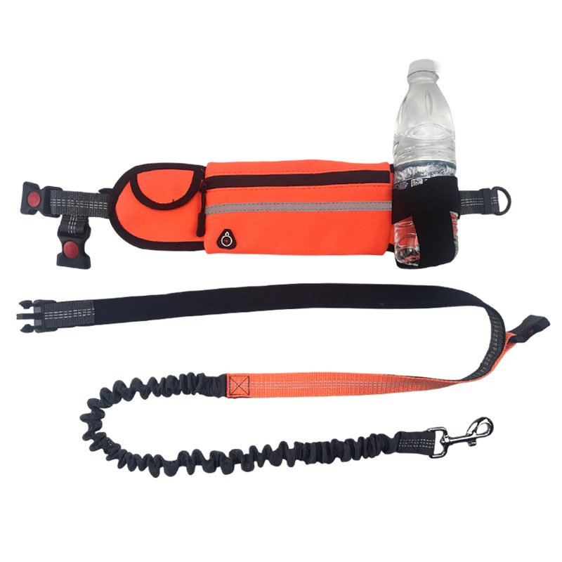 Suministros para mascotas amazonas mascota corriendo correa de cintura portátil bolsa de función completa correa de perro