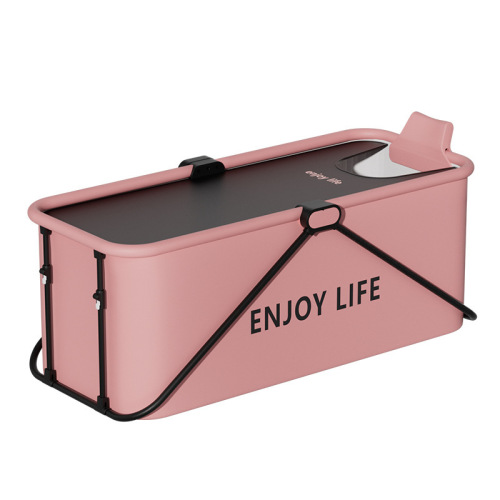 Folding household installation-free adult steaming medicated bath tub baby bath tub children's thickened bath tub