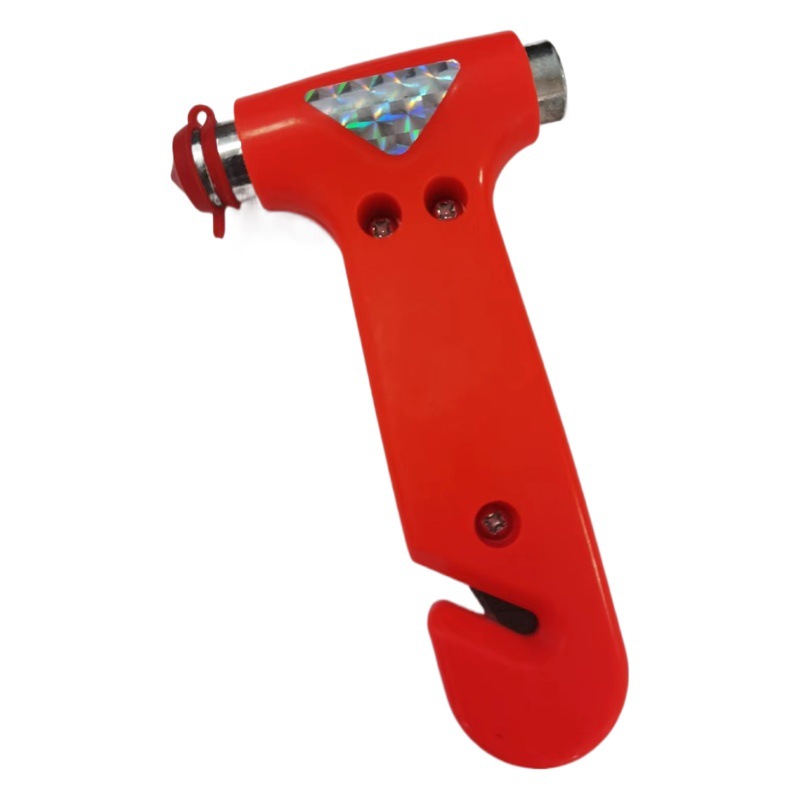 Car Emergency Escape Tool Car Mini Portable Self-help Survival Hammer Window Breaker Solid 2-in -1 Safety Hammer