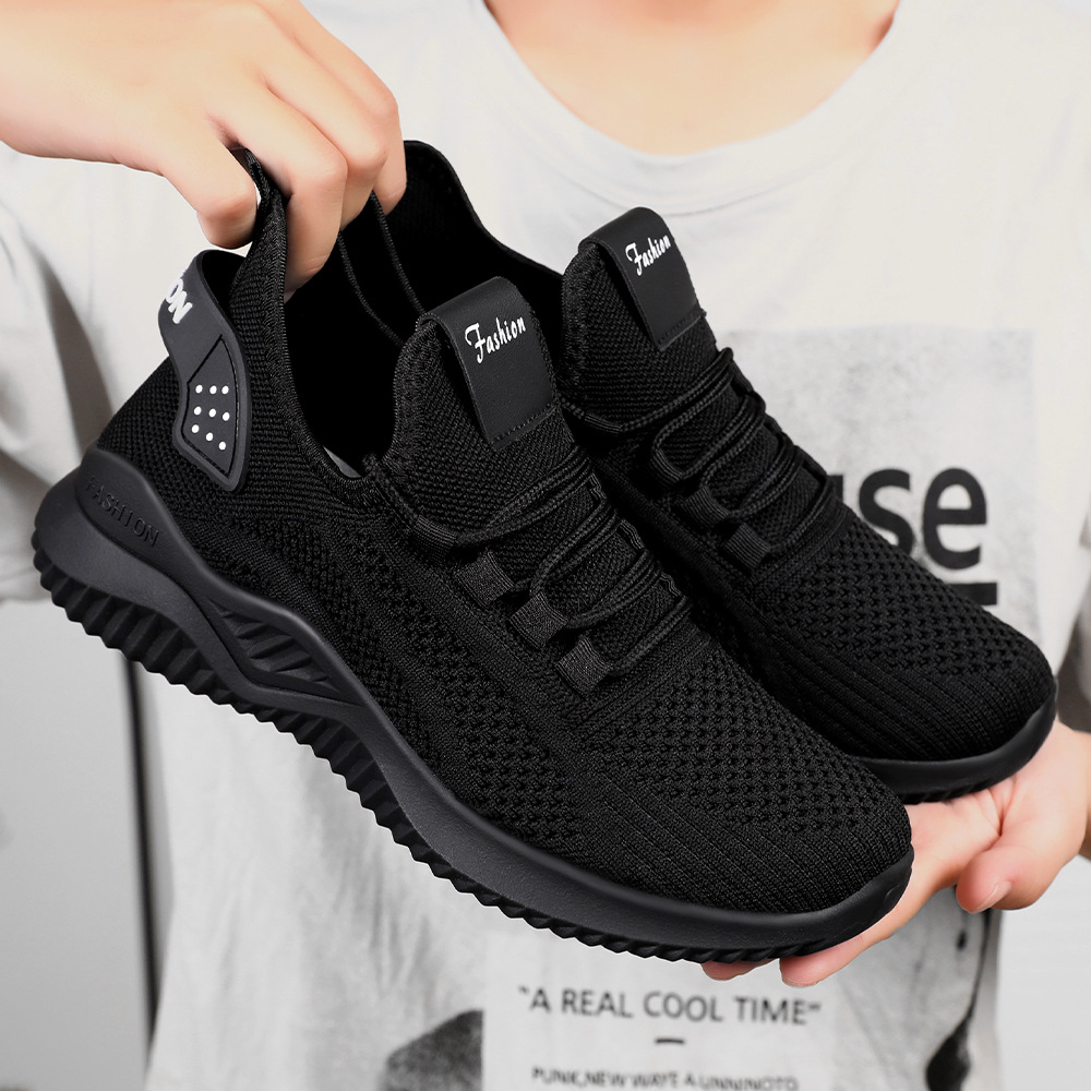 Zapatos de mujer con suela suave no cansada pies transfronterizos temu al por mayor zapatos casuales de color sólido, zapatos blancos transpirables, zapatos deportivos ligeros