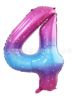 Big digital balloon, evening dress, decorations, layout, 40inch, 90cm