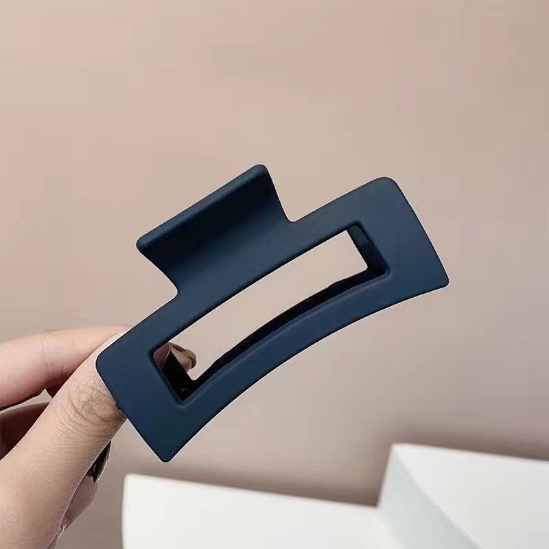 Macaron color cuadrado clip Corea del Sur Internet celebridad helado horquilla simple espalda Cabeza tiburón clip updo horquilla tocado