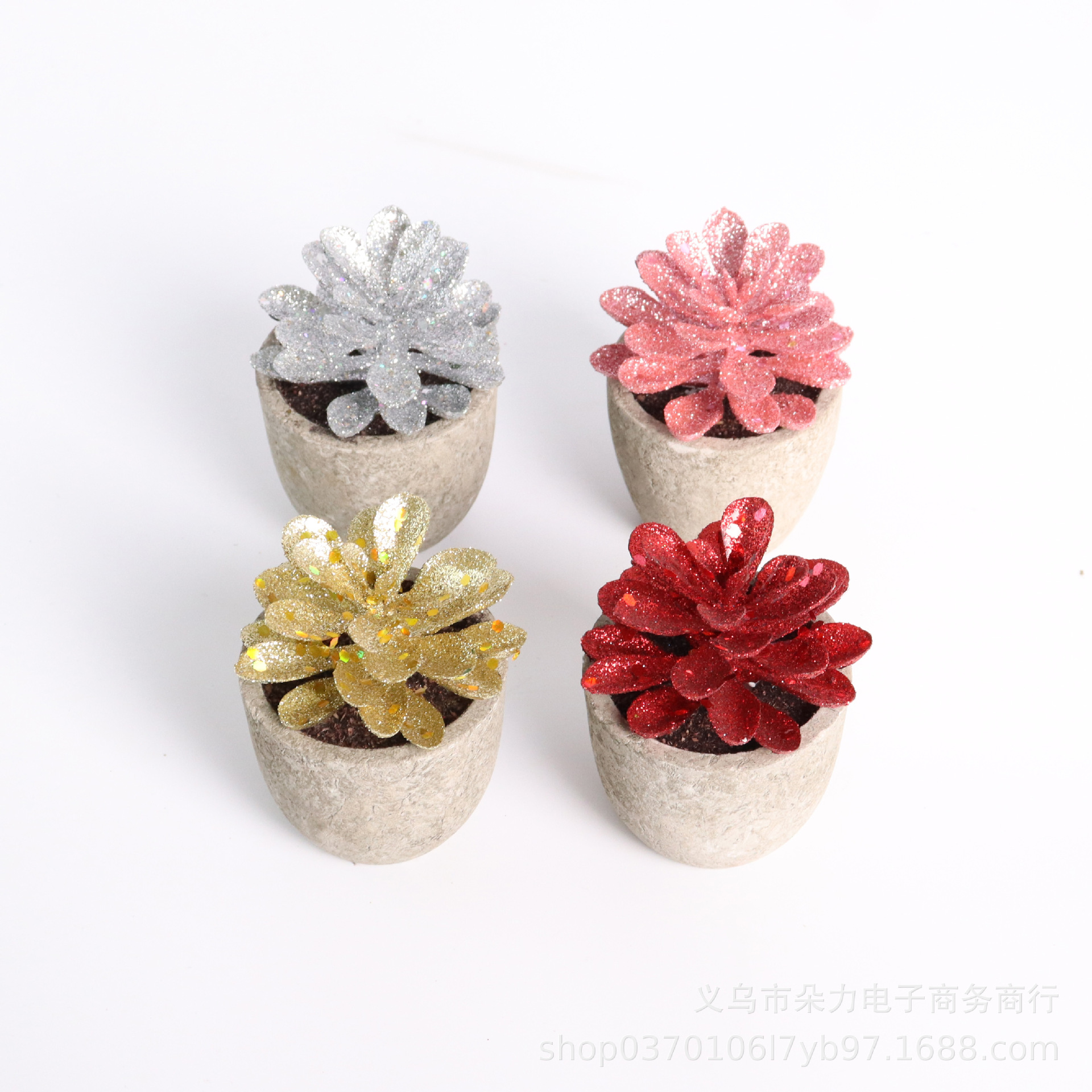 Cross-border e-commerce retro hemisphere paper pulp potted plant…
