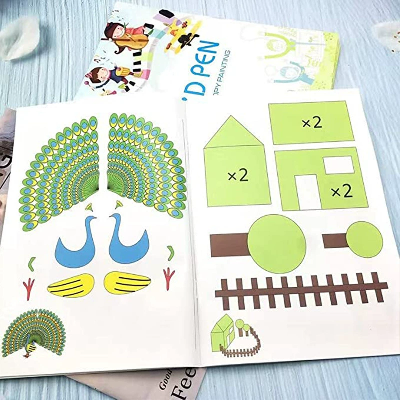 40 больших альбомов с рисунками 22 маленьких альбома с прозрачными пластинами для подражания