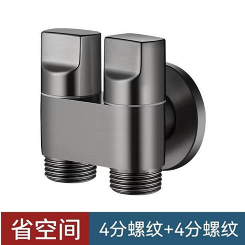 1イン2アウト三角バルブ洗濯機蛇口ダブルスイッチダブルアウト蛇口トイレコンパニオン1/2ジョイント|undefined