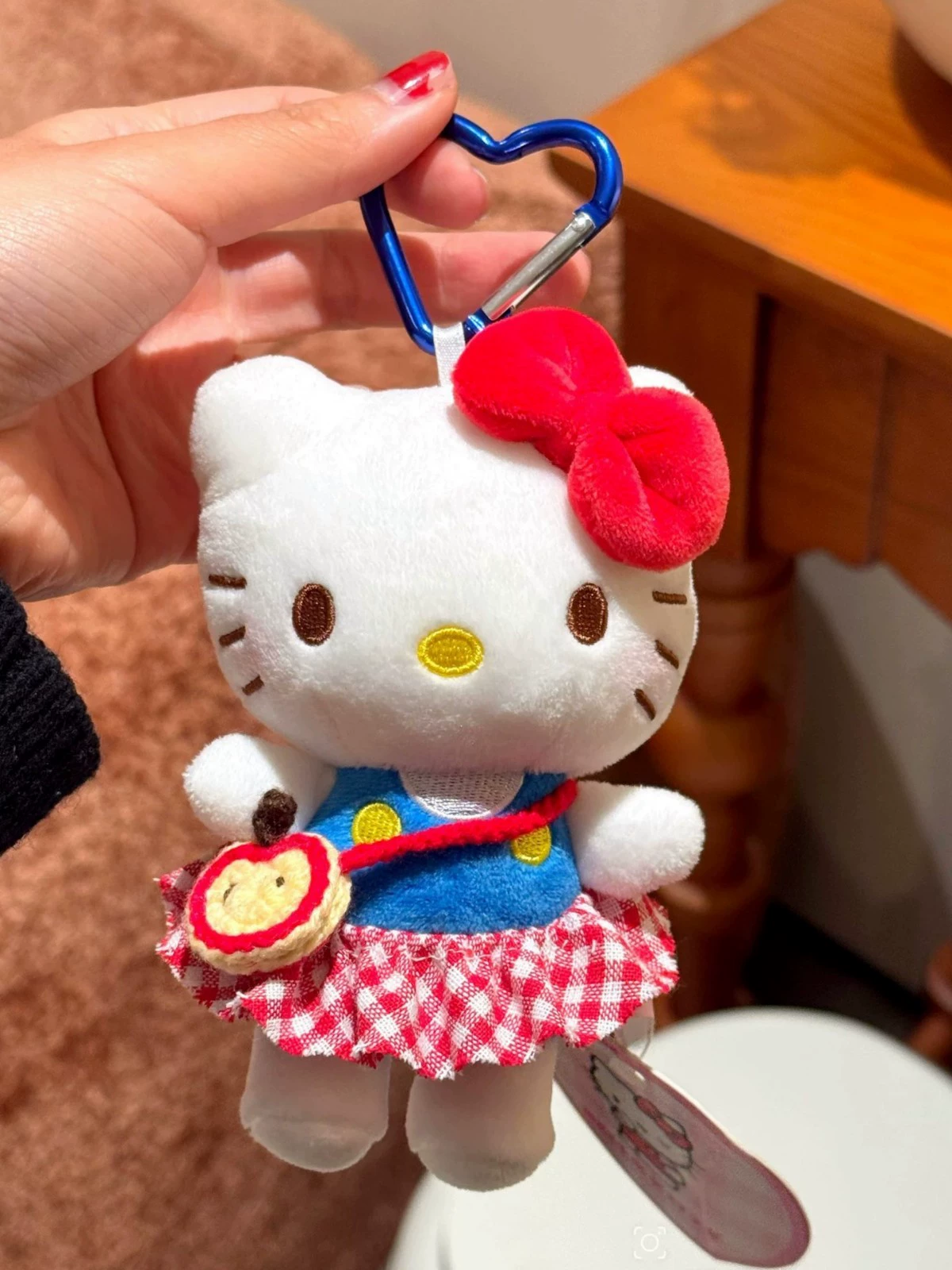 Hello Kitty, настоящий мультяшный кулон, милый брелок, кукла, подарок для девочки