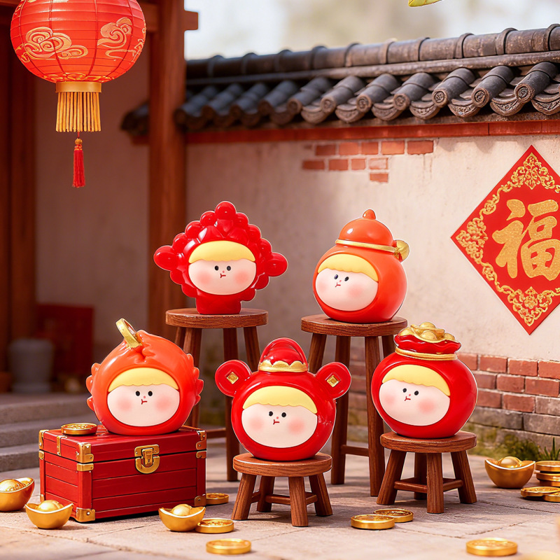 卡通新年莉莉丝系列萌粒公仔树脂工艺品 diy盲盒配件桌面摆件批发|undefined