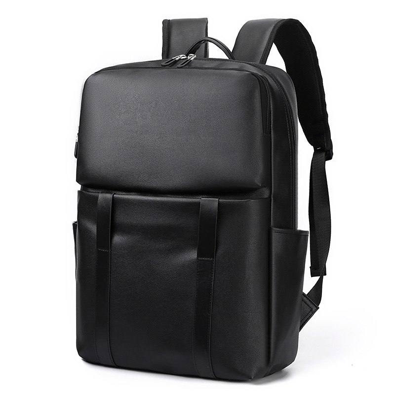 Transfronterizo moda mochila de viaje de los hombres de trabajo de viaje bolsa de computadora PU de moda de gran capacidad mochila estudiante