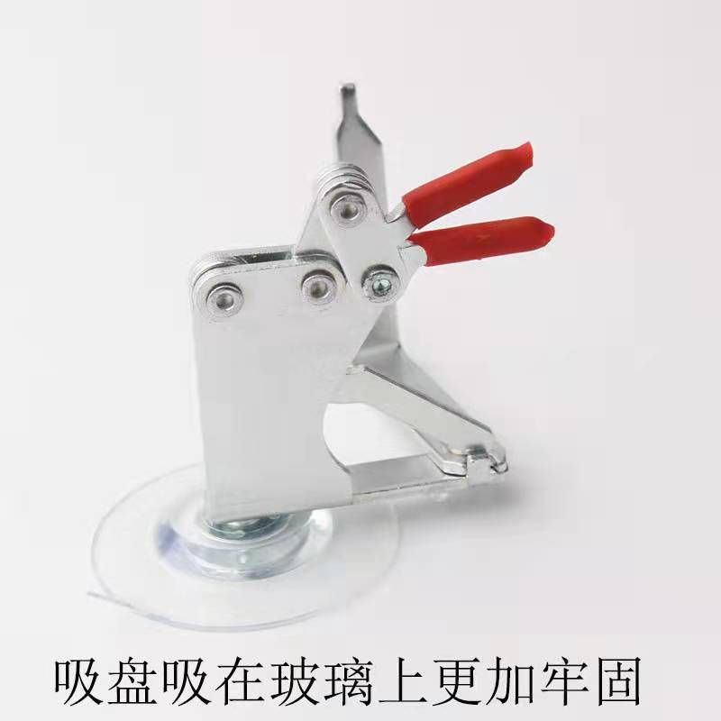 折叠不锈钢弹弓皮筋助手绑筋工具扁皮绑皮兜绑工厂弹弓专用