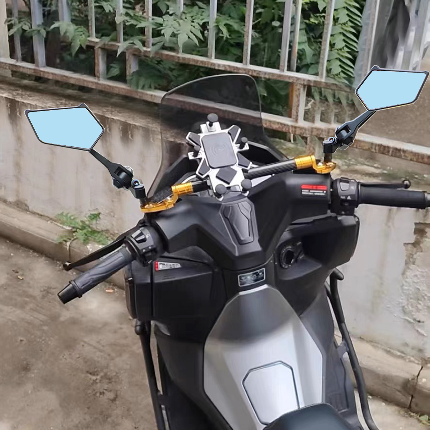 Suitable for Yamaha Touring Eagle, Fu Ying, Qiao Ge, Xuying, Sai Eagle 125 Modified Blade Rearview Mirror, Reflector