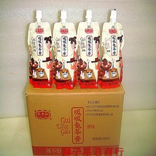梧州致中和吸吸龟苓膏原味218克*24袋即食可吸黑凉粉草烧仙草冻