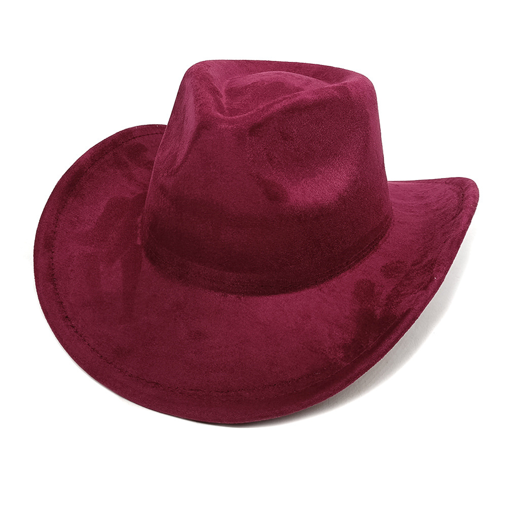 802g Weight Fedora Hat Hats Type Holiday, Daily Occasion Faux Suede Material Solid Color Pattern All Seasons Season Women's Gender Classic Style Style Flat Eaves Rim Women's Classic Style Solid Color Flat Eaves Fedora Hat 13