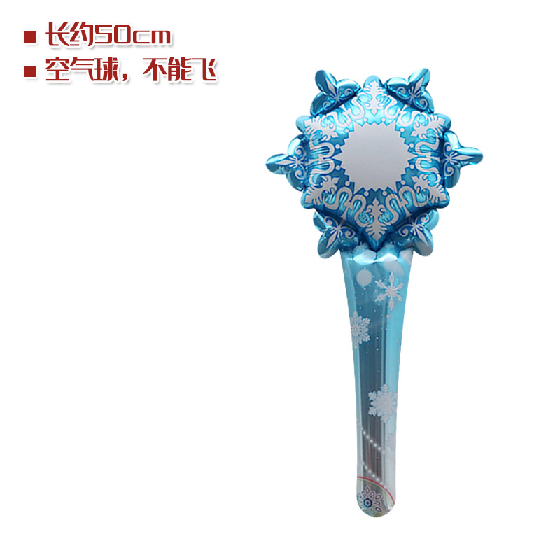 Promoción de la tienda de Navidad regalo juguete globo santa claus dibujos animados de mano palo globo golpeando palo