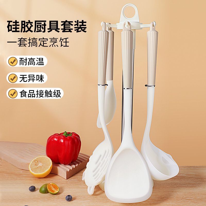Resistente a altas temperaturas cuchara de cocina doméstica pala de cocina cuchara de cocina antiadherente cuchara de cocina cuchara de cocina
