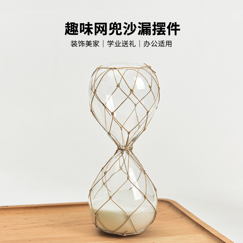 30 minutos relojes de vidrio creativos para el hogar decoración de escritorio fábrica de regalos al por mayor relojes de arena