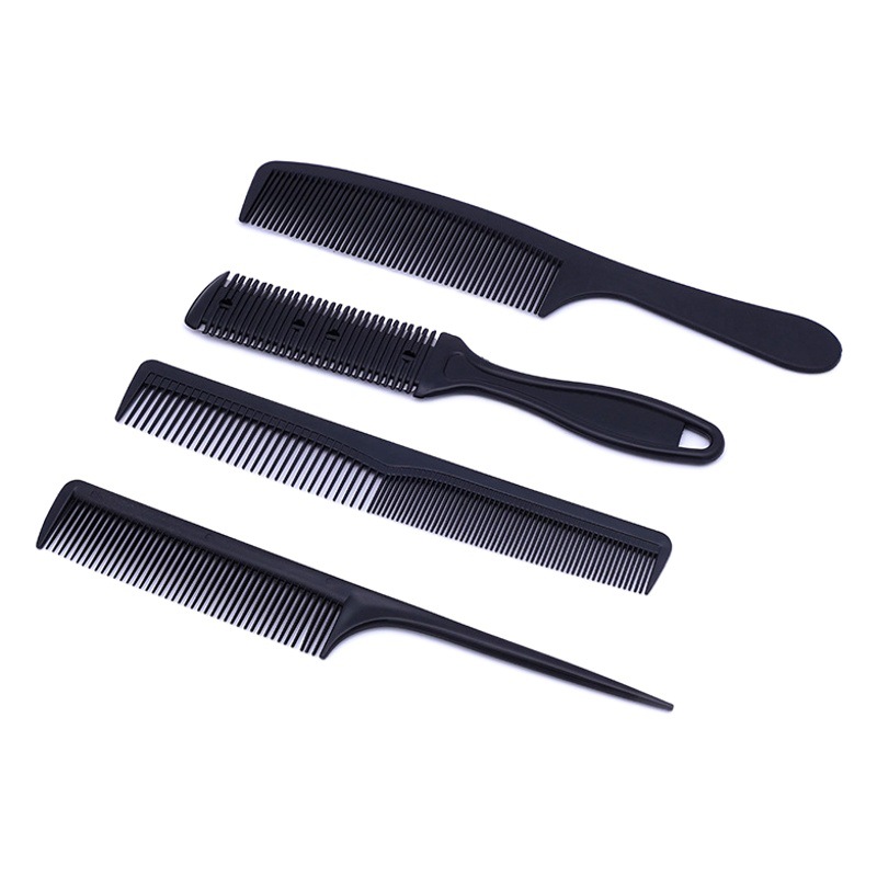 Peine especial para barbería, peine para cortar el cabello en peluquería, peine de peluquería para hombres y mujeres, peine negro tipo manzana, herramienta de peluquería