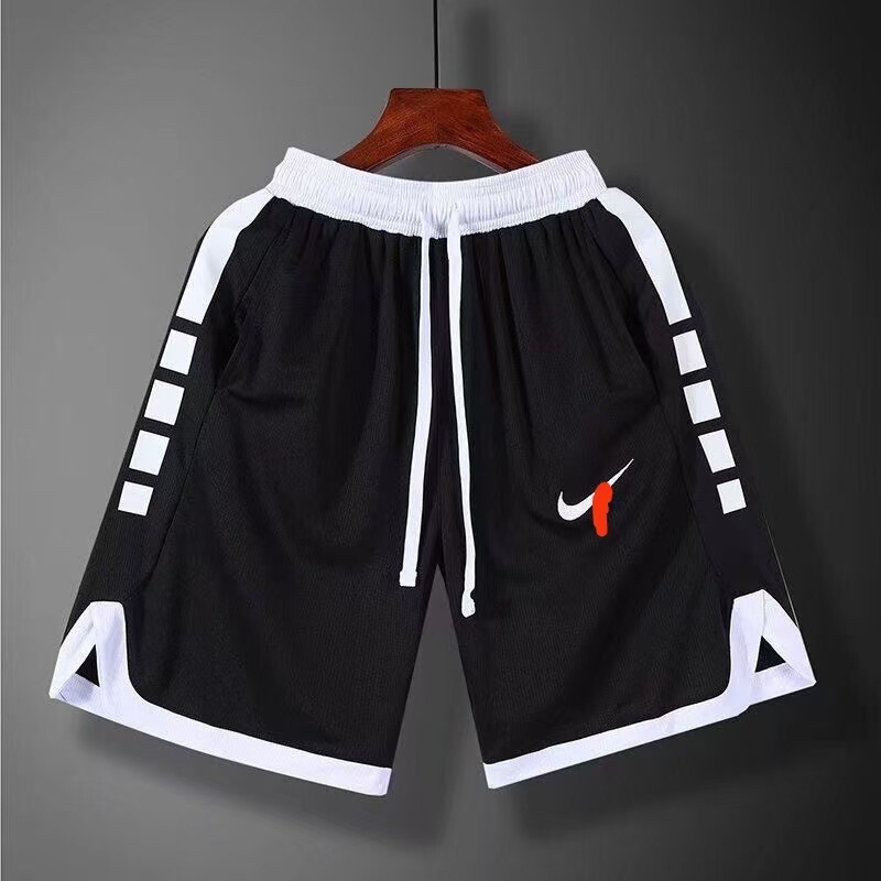 James American-style shorts for summer basketball, quick-dry, loose-fitting, suitable for sports, running, training, casual fitness, embroidered five-point shorts
