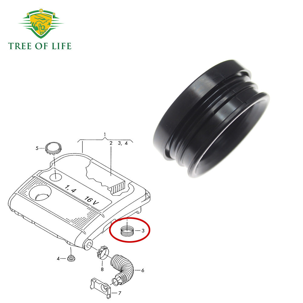 04C129625A,04C 129 625 a Suitable for Volkswagen New Throttle Valve Seal Ring