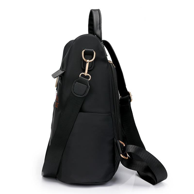 Comercio exterior al por mayor 2024 nueva moda bordada señoras mochila antirrobo al aire libre estilo occidental viaje mochila de viaje marea