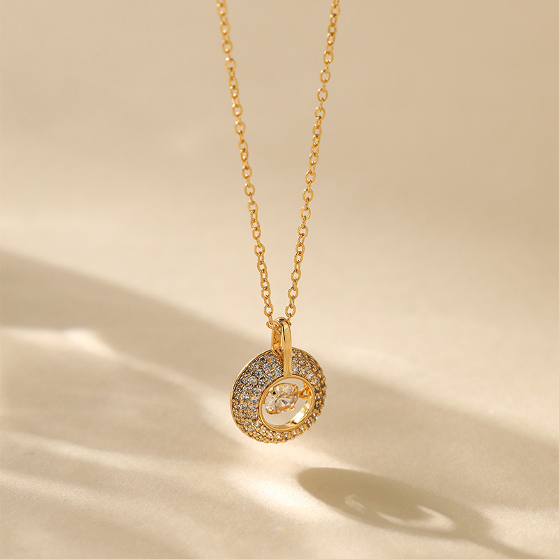8g Weight 18K Gold Plated Plating Material Copper Pendant Material Zircon Inlay Material Pendant Necklace Classification Copper Chain Material cable chain Chain Type 1 Piece Quantity Daily Occasion Copper Material Heart Shape, Flower, Bow Knot Pattern Women's Gender Inlay Design Sweet Style Copper 18K Gold Plated Inlay Heart Shape Flower Bow Knot Zircon Pendant Necklace 25