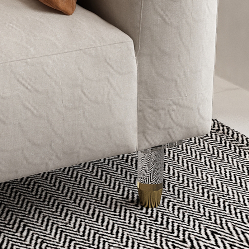 亚克力沙发脚水晶橱柜脚透明柜脚家具脚茶几脚现货批发高透明