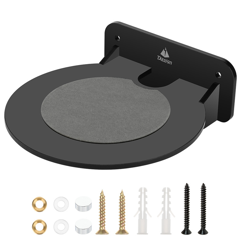 适用于苹果智能音箱Homepod墙挂支架 亚克力绒面音响墙面收纳底座