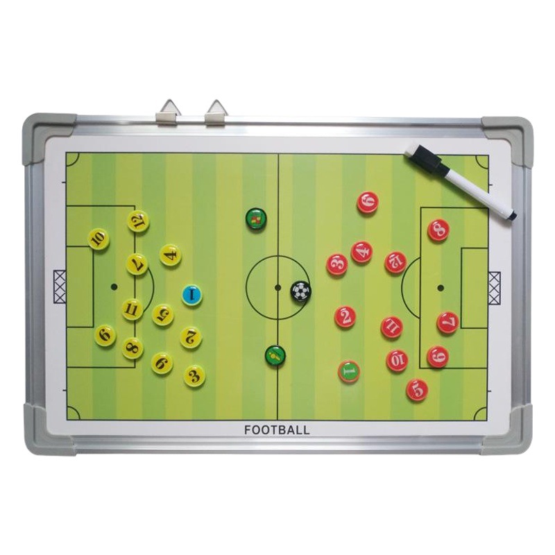 Football aluminum alloy frame tactical board coach special football basketball tactical board can be hung on the wall magnetic erasable