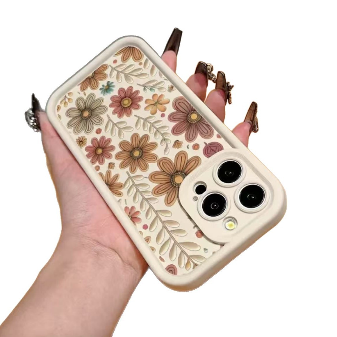 Pantalla completa flores y plantas Aplicación transfronteriza iPhone 15promax funda para teléfono móvil Apple 15/14pro Japón y Corea del Sur 13/12/11