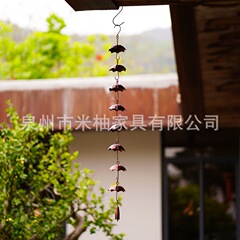 家庭装飾品雨チェーンセットロータスレインチェーンCups軒排水チェーン導水神器