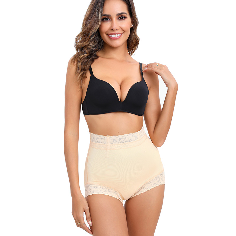 Nuevas pantalones interiores transfronterizas europeas y estadounidenses de estilo deportivo de acondicionamiento físico de cintura alta damas abdominales ajustados