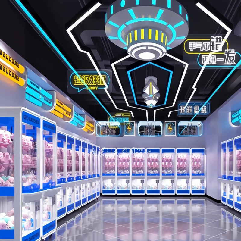 LED empalmado lámpara de barra larga sala de juegos centro comercial supermercado sala de baile ciudad de juegos para niños parque de juegos luz de modelado