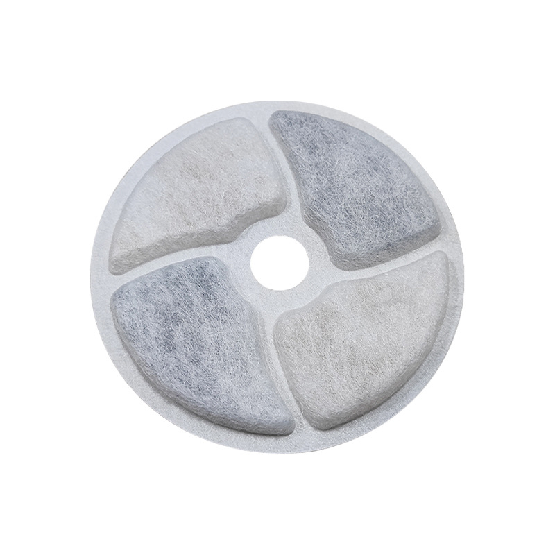 Amazon en stock al por mayor dispensador de agua para mascotas filtro núcleo gato dispensador de agua purificación de agua Filtro de circulación de Algodón