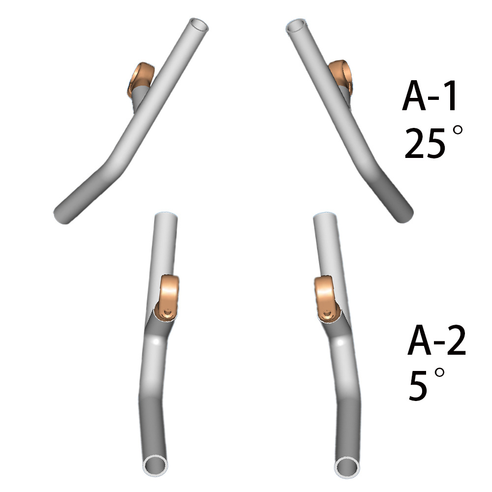 Fibra de carbono completa bicicleta mango bicicleta de montaña modificado mango resto mango pequeño mango auxiliar